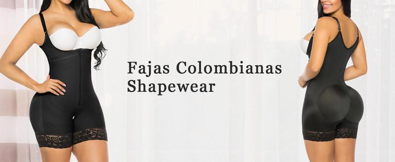 YIANNA Fajas Colombianas Shapewear for Women Tummy Control Shapewear Butt Lifter Bodysuit