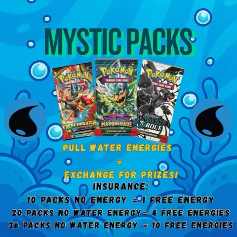 MYSTIC POKEMON BOOSTER PACKS