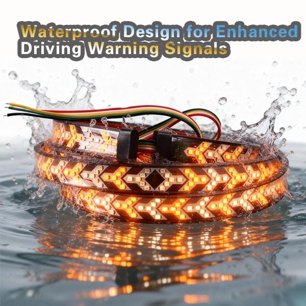 59 Inch Car LED Light Bar,Arrow Turn Signals, IP67 Waterproof,Dynamic Fishbone Shaped Decorative Light, Car Tailgate LED Light Bar,for Truck Pickup SUV RV, Car Light Embellishments lamp lighting