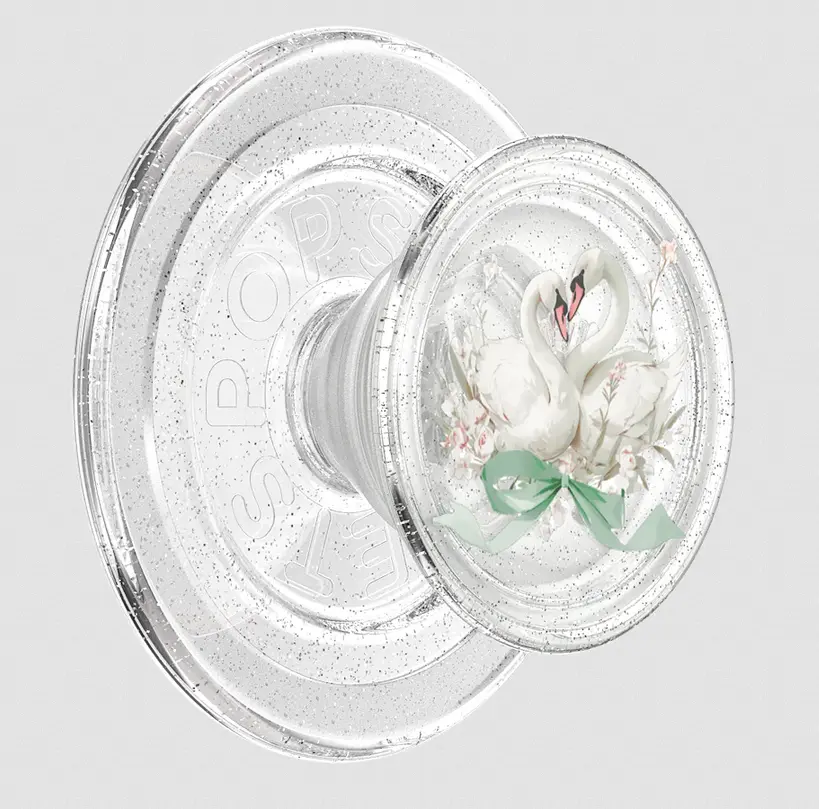 popsockets Love Swan Cameo  MagSafe PopGrip