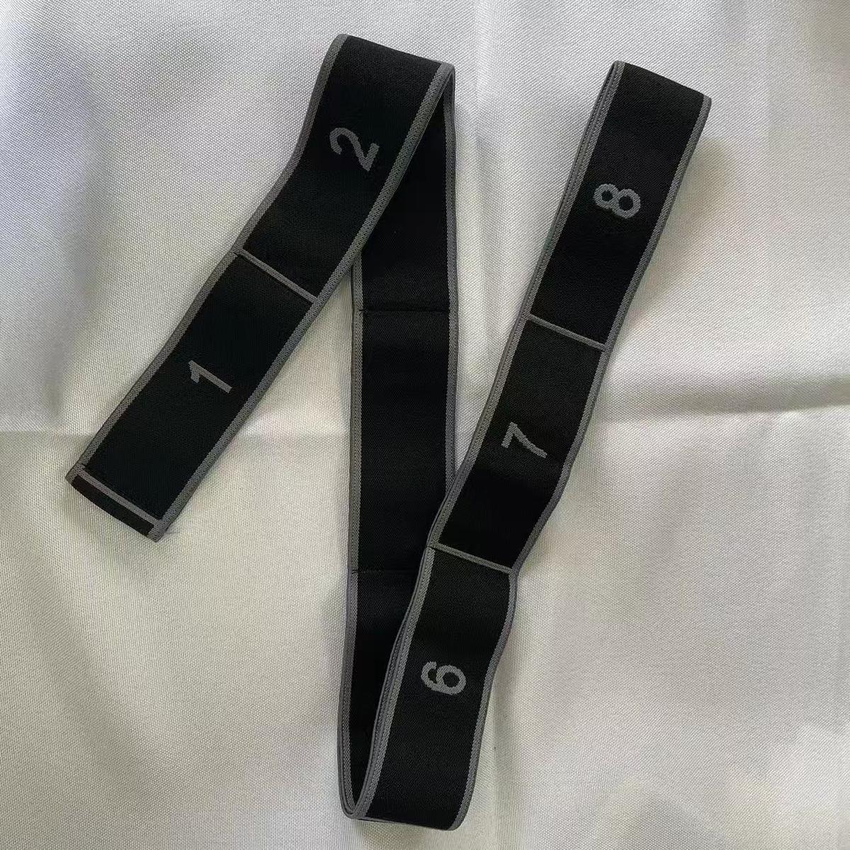 Spot Yoga Stretching Band Digital Segmented Dance Shaping Body Elastic Rope Position Training Assisted Resistance Stretching Fitness Adjustable Leg and Pelvic Floor Trainer Deep Firm Massage Yoga Roller birth  prop full-body training arm band