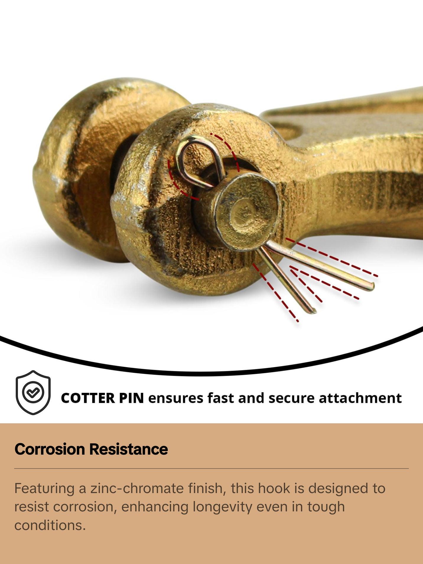 G70 Clevis Grab Hook, 5/16"