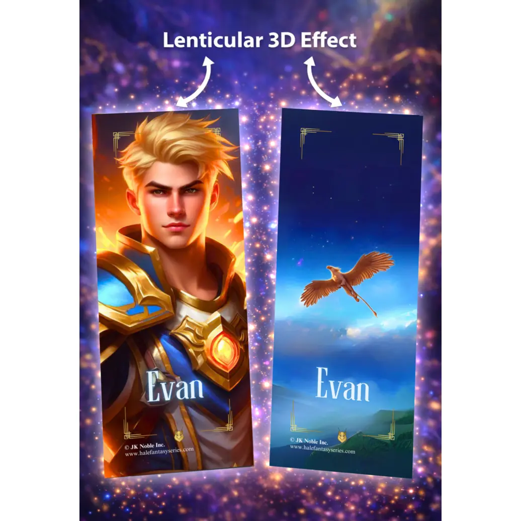 Evan Lenticular Bookmark