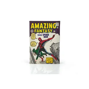 Marvel Comics Spider-Man Amazing Fantasy #15 Comic Book Canvas | 9 x 5 Inches