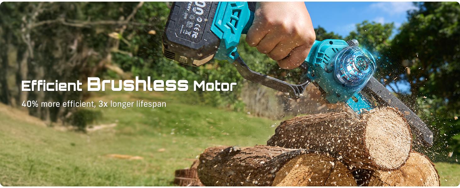 2-IN-1 Cordless 6-inch Electric Pole Saw, SeeSii Brushless Chain Saw with 2x 2.0Ah Battery, 16-Foot MAX Reach Brach Tree Saw with Extension Pole for Wood Cutting Garden CH600  #TikTokShopBlackFriday