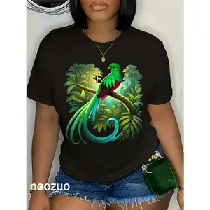 100% Cotton Quetzal Guatemala Chapin Antigua Tikal Tradicional Maya 502 T-Shirt