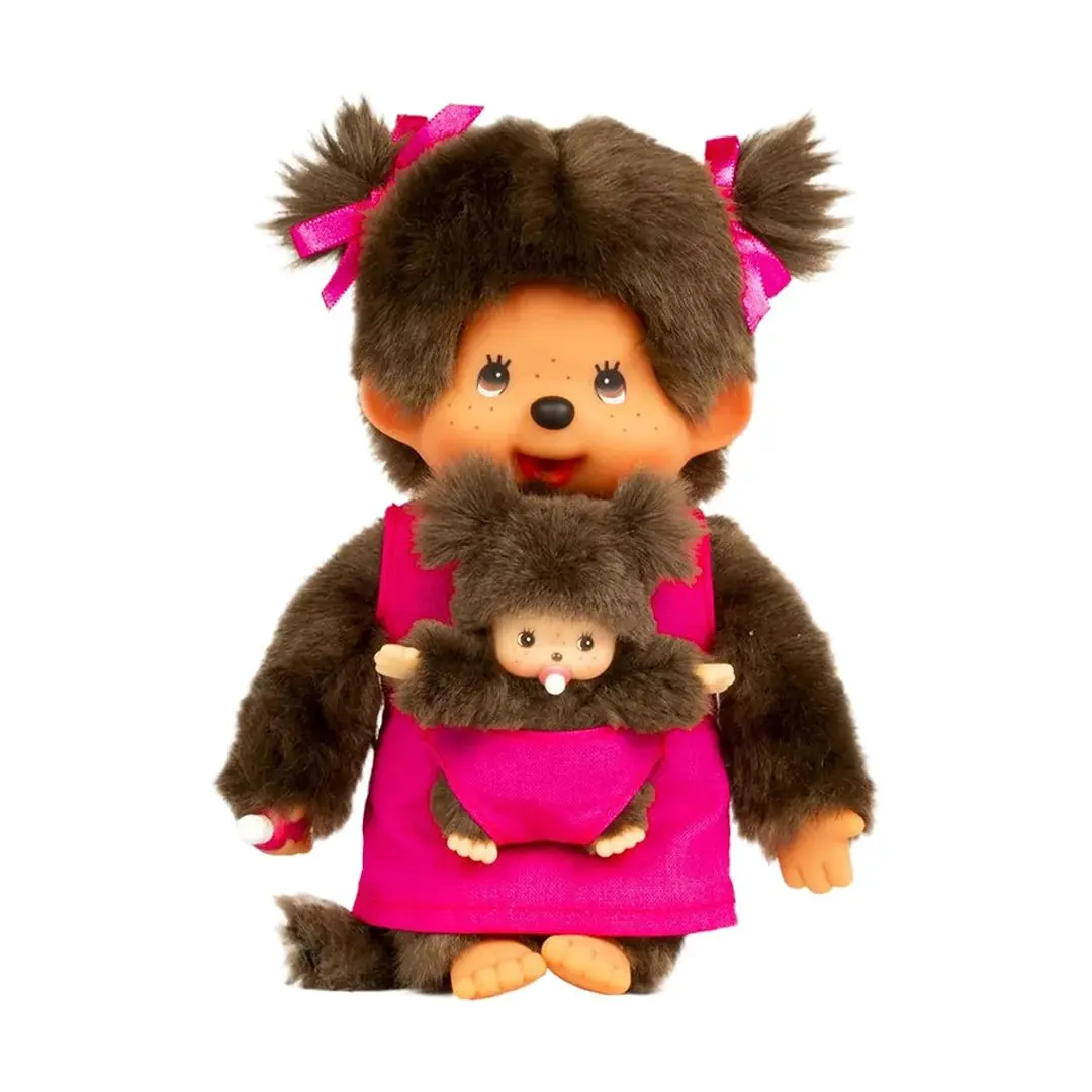 Monchhichi Mother Care Plush Toy - Pink
