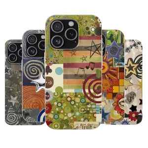 Retro Whimsy Artistic Collage Phone Cases, Star Phone Case, Aesthetic 11-17