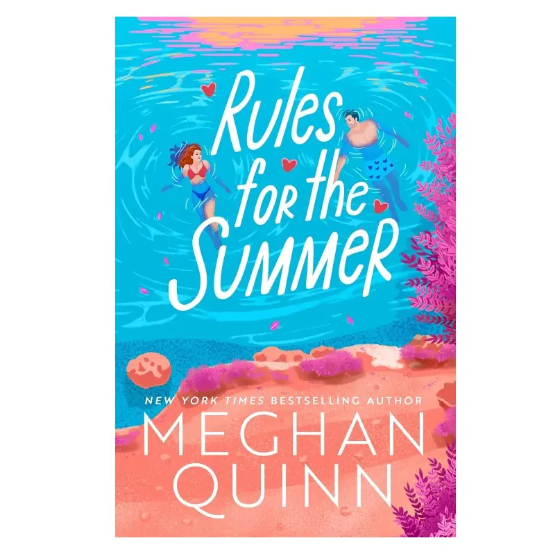 Rules for the Summer Book by Meghan Quinn – Small Town Summer Rom-Com, Opposites Attract Romance with Neighbors, Candy Shop Renovation, Humor and Heart
