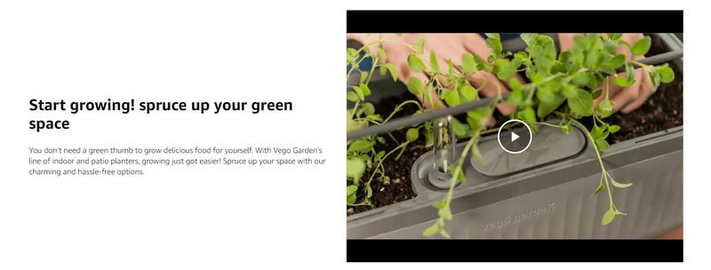 Vego Garden Herb Indoor Plant Box Self Watering Planters Pots with Trellis for Kitchen Window Sill or Countertop Plants Cage Modern & Breathable Design Vego Garden Herb Indoor Plant Box Self Watering Planters Pots with Trellis for Kitchen Window Sill or Countertop Plants Cage Modern & Breathable Design