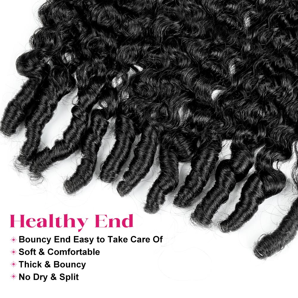 Burmese Curly Hair Bundles Quick Weave Extensions Human Hair Weave Bundles For Black Women Spiral Curly End Deep Wave Human Hair Extensions #TiktokShopSpringGlowUp