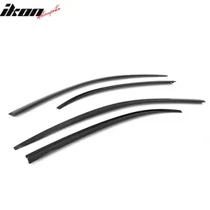 Window Visors Rain Sun Guard for Chevrolet Malibu 2013-2015 Dark Smoke ABS