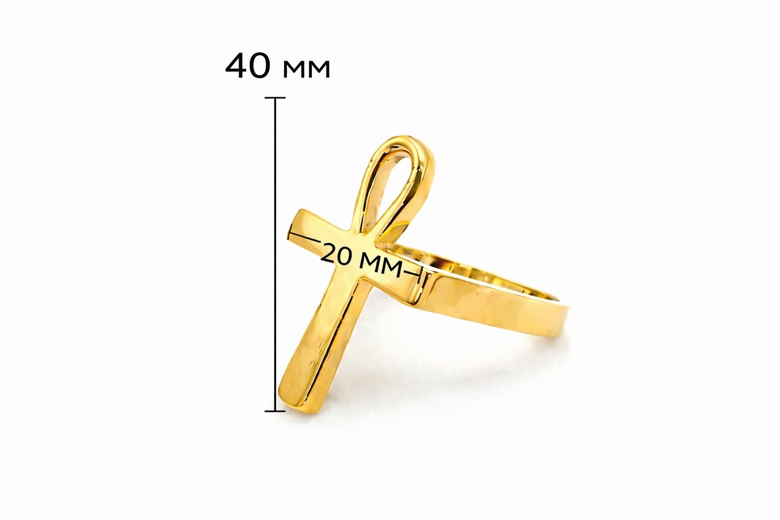 Ankh Ring - Ancient Egyptian Symbol of Life and Power Stainless Steel