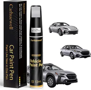Ice Silver Metallic(G1U) Touch Up Paint Compatible with SUBARU, Exact Match Car Paint Pen Automotive Scratch Repair Remover Kit Quick & Easy Solution for Vehile Chips and Nicks