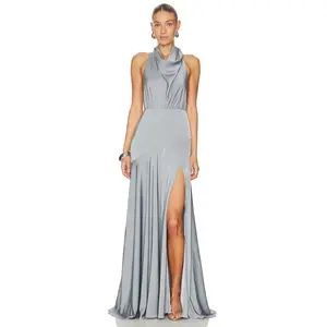 Lovers and Friends Selena Gown in Slate