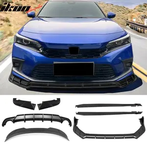 Bodykit for Honda Civic 2022-2024 FE-C Style Matte Black (Front Rear Trunk Side)