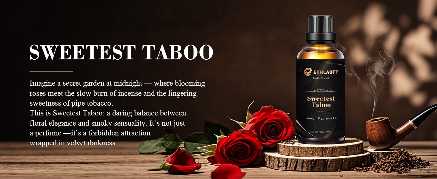 ETHLAUFF Premium Fragrance Oil 3.38FL.OZ - Birchwood Oud / Scotch Wiskey / Galactic Skies / Sweested Taboo, Expertly Layered Aroma Notes for Candle Making Soap Making & Diffusers