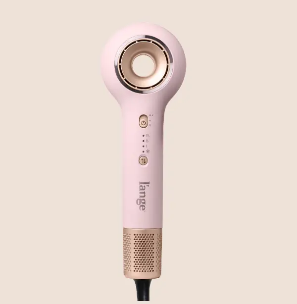 L'ANGE HAIR - Axia HaloRing Ionic Hair Dryer, High Speed Professional Blow Dryer for Smooth, Frizz-Free Styles, Lightweight Brushless Motor with Concentrator & Wall Mount, 4 Heat Settings, Plug, Ionizer, All Hair Types
