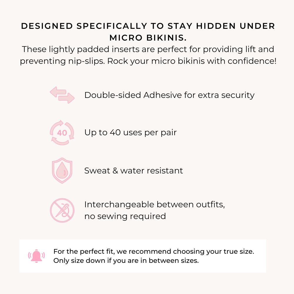 BOOMBA Micro Lift Adhesive Inserts - Patented Sticky Inserts