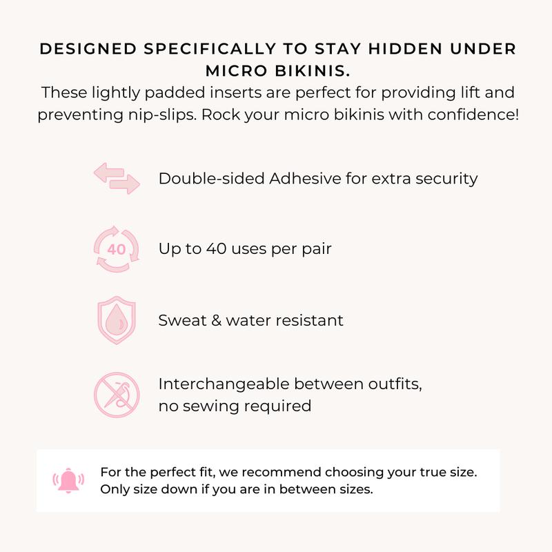 BOOMBA Micro Lift Adhesive Inserts - Patented Sticky Inserts