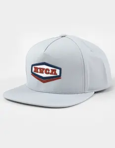 RVCA  Mens Hex Inc. Snapback Hat, Light Gray