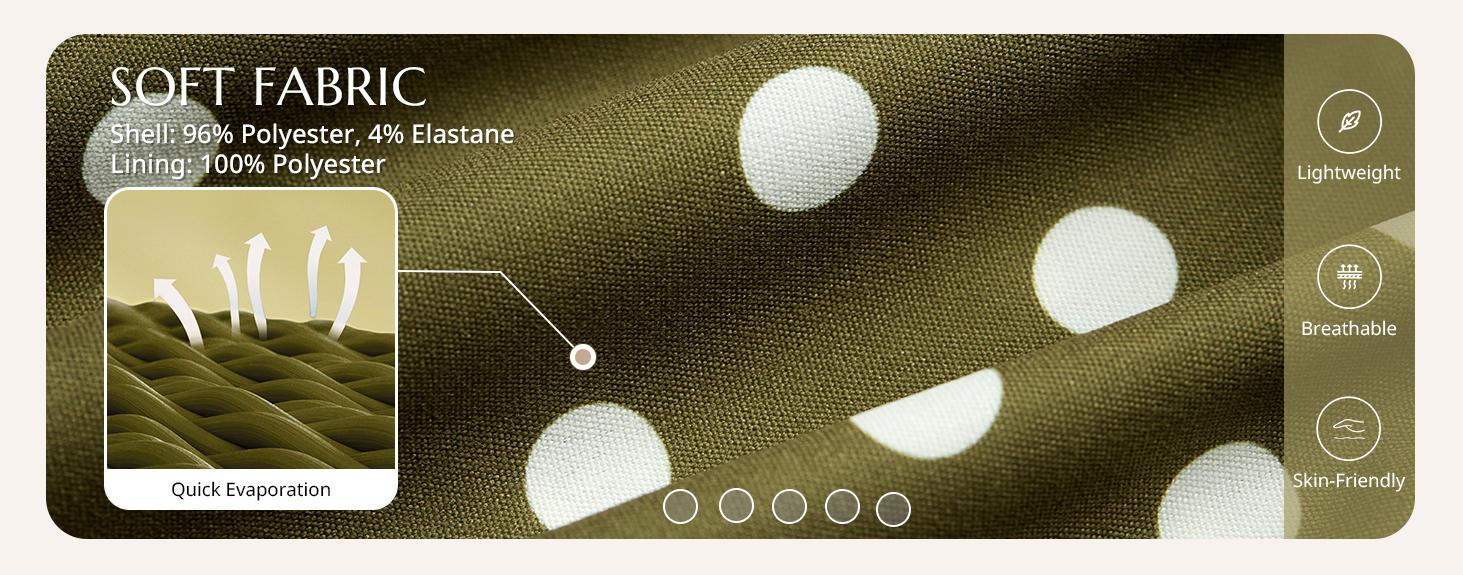 Cicy Bell Womens Polka Dots Peplum Tops Summer Puff Short Sleeve Round Neck Blouses Trendy Casual Shirts