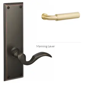 Emtek F20330750MNGRH Entryset , F20 , Regency Mortise , 2-1/2" Backset , Manning , RH