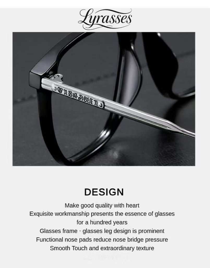 Lyrasses 2.0 Diamond-shaped Design Anti-Blue Light Glasses, Blue Light Blocking Anti-Eye Strain, Trendy Unisex Fashion Frames, Lightweight Daily Wear, Daily Accessory, Anti Eyestrain Eyewear, Ideal Gift Idea, No-Makeup Essential