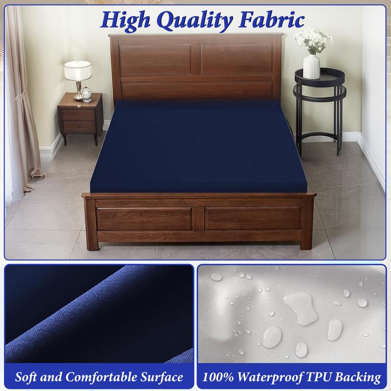 BePatio Waterproof Deep Pockets Fitted Sheet,Mattress Pad,Cooling Anti-slip Bedding Sheet, Waterproof Mattress Cover for Bedroom, Mattress Protector for Elderly,Teen & Adults ,Bedroom Accessories BePatio Waterproof Deep Pockets Fitted Sheet,Mattress Pad,Cooling Anti-slip Bedding Sheet, Waterproof Mattress Cover for Bedroom, Mattress Protector for Elderly,Teen & Adults ,Bedroom Accessories
