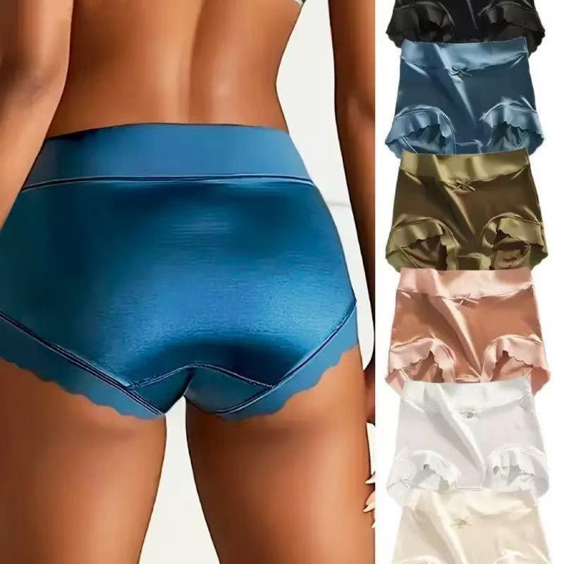 Women's Waist Seamless Underwear No Show Breathable Panties Full Coverage Invisible Brief 6/12 Pack M-XXLwaist brief Cotton  Women's Panties Pack leggings women Mid-Rise Underwear