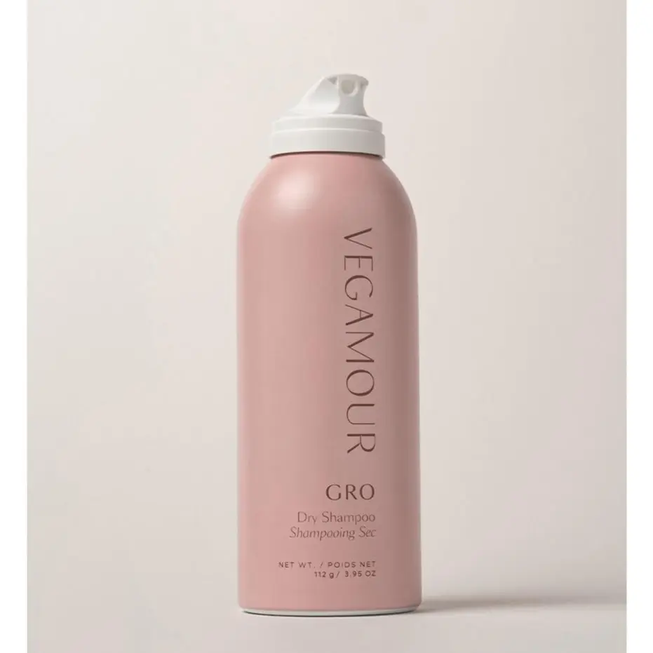 Vegamour GRO Dry Shampoo – Organic Plant-Based Oil-Absorbing Formula for Fuller, Thicker Hair | Cruelty-Free & Daily Safe Conditioner Cleansing