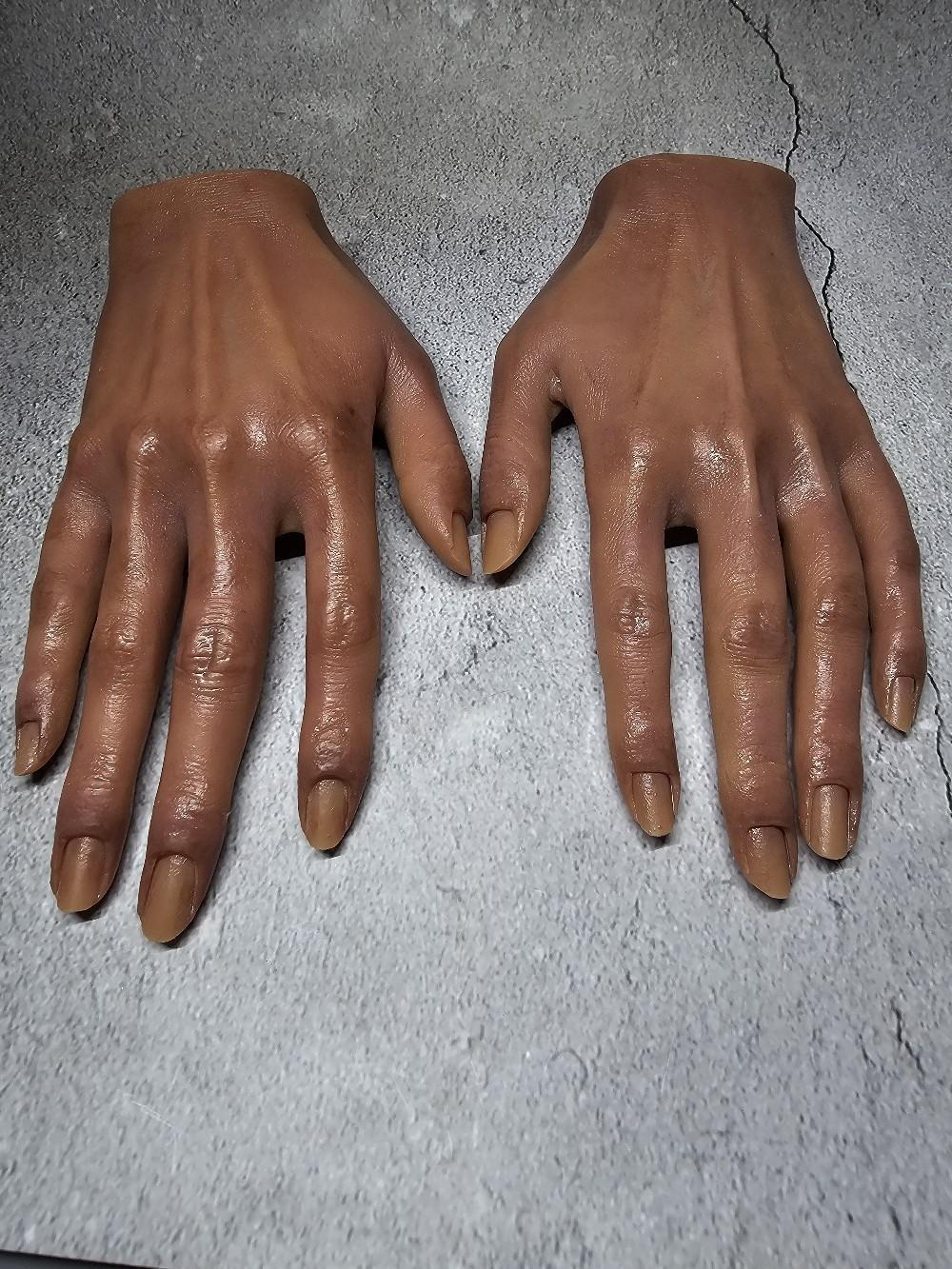 Realistic Silicone Nail Practice Hand  Nail Art  Manicure