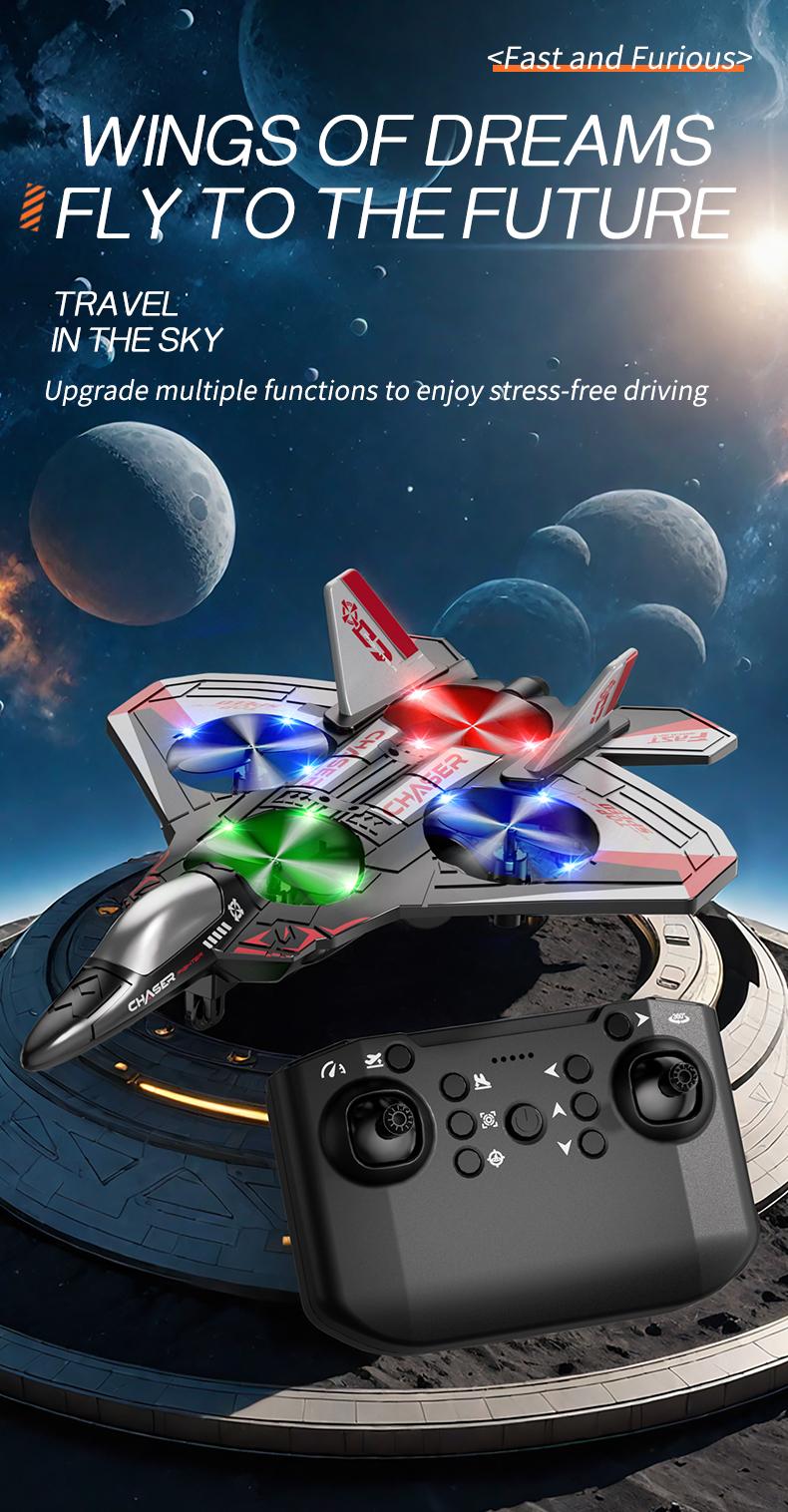 [Children's Day]RC Planes Remote Control Airplanes for Kids, Foam Remote Control Planes for Kids Adults Beginners, Remote Control Helicopter Fighter Jet Drones for Kids Adults, 360° Flip Easy to Fly