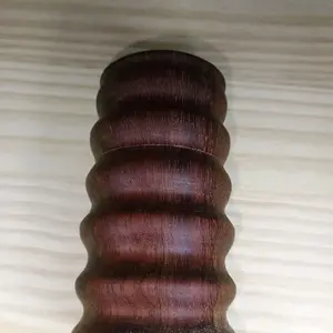 sapele and padauk wood jar