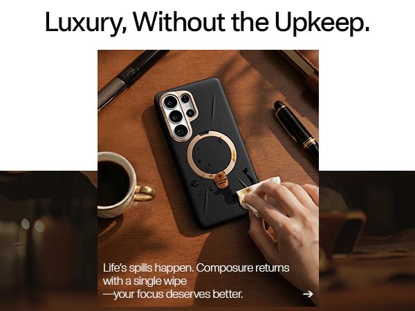 TORRAS Vegskin for Samsung S26Ultra with 360° Ring Stand & Protection 4-Meter Anti-Fall Shockproof Cover&Phonecase&Magesafe