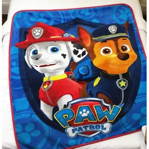 Paw Patrol themed children’s blanket, nap blanket, soft flannel material, kids’ birthday gift, bedroom decor