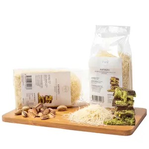 Kataifi Shredded Fillo Dough, Dried & Shredded Phyllo Dough for Dubai Chocolate Bar Pistachio, Kadayif, Kataifi, Knafeh (3.5 oz)