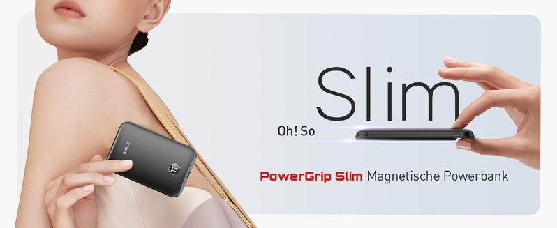 iWALK Wireless Portable Charger 5000mAh 18W PD Magnetic Slim Power Bank with LED Display for iPhone 16/15/14/13/12 Series Travel Battery Pack Cable Connector