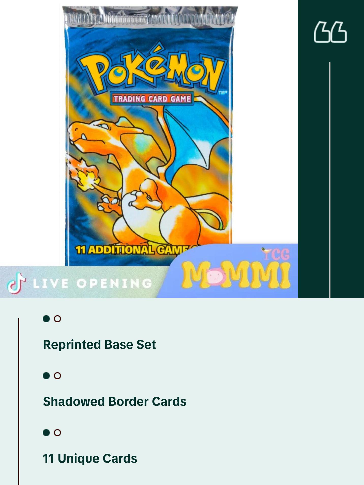 Base Set Unlimited CARDS LIVE OPENING @MommiTCG