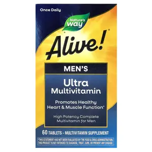 Nature's Way Alive! Men's Ultra Multivitamin, 60 Tablets