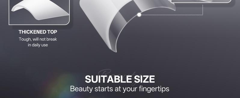 Short French Nail Tips – 120PCS White Acrylic Half Cover False Nails, 12 Sizes Square Nail Tips with Case for DIY Nail Extensions