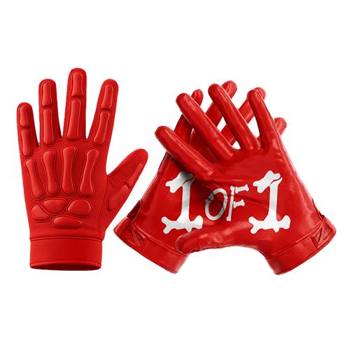 1 OF 1 BONE GLOVES - Ultra Grip Football Gloves - Superior Grip, Breathable Design, for All Weather Conditions