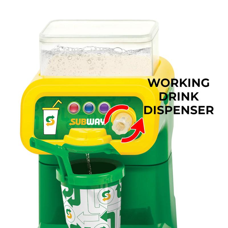 Subway Official Licensed Mini Store Cash Register Food Playset (29 Pieces) - Pretend play toys Kitchen playset