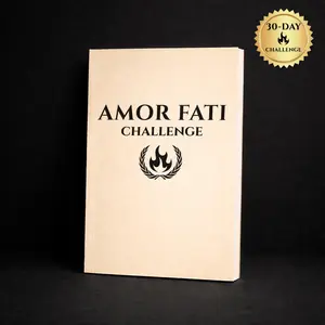 Amor Fati Challenge - 30 Day Stoic Self Mastery Journal & Habit Tracker for Discipline and Mental Toughness