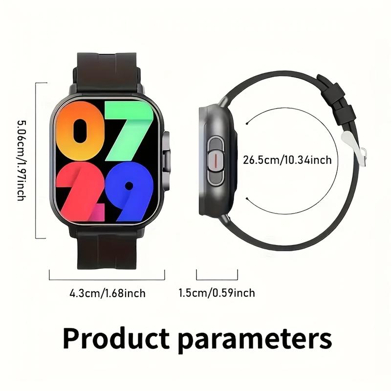 All-in-One Smartwatch with Video Call & Crown Flip Camera! 2.1" HD Touchscreen, Built-in Wireless Earbuds, Fitness Tracker for Android iPhone. Make Calls, Music, 10+ Sports Modes. # 1 Gift Idea! Wearable Medical Smartphone All-in-One Smartwatch with Video Call & Crown Flip Camera! 2.1" HD Touchscreen, Built-in Wireless Earbuds, Fitness Tracker for Android iPhone. Make Calls, Music, 10+ Sports Modes. # 1 Gift Idea! Wearable Medical Smartphone