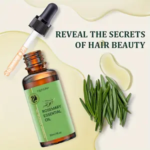 30ml Rosemary Mint Scalp & Hair Strengthening Oil With Biotin & Essential Oils, Nourishing Treatment for Split Ends and Dry Scalp for All Hair Types
