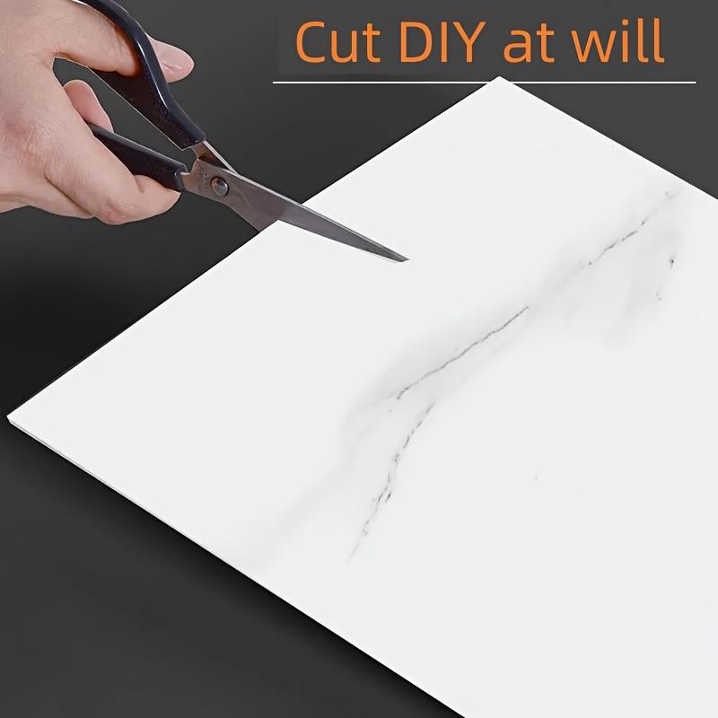 20pcs of Marble Imitation Tile Self-Adhesive Wall Stickers, Peel And Stick, Suitable for Living Room, Kitchen, Bathroom Wall Renovation, Waterproof And Oil-Proof Surface, Easy to Care, 23.62 Inches * 11.81 Inches