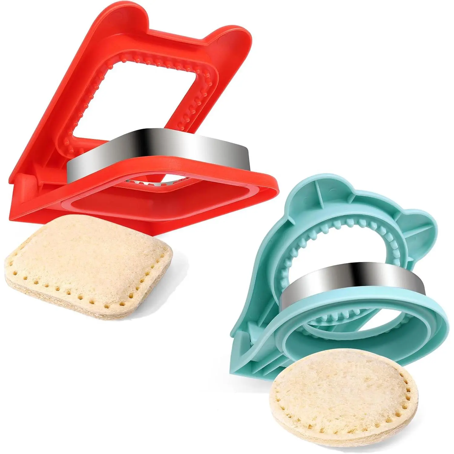 Sandwich Maker Sandwich Cutter and Sealer, Uncrustable Sandwich Maker for Making Lunchtime EasierSquare Sandwich Uncrustable Cutter for  Breakfast and Lunches