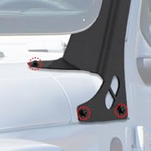 Nilight Windshield Frame Mounting Bracket for 52Inch LED Light Bar for 2018 2019 2020 2021 2022 2023 Wrangler JL/JLU Unlimited,,Black