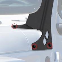 Nilight Windshield Frame Mounting Bracket for 52Inch LED Light Bar for 2018 2019 2020 2021 2022 2023 Wrangler JL/JLU Unlimited,,Black